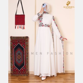 ثوب تطريز شال جنب